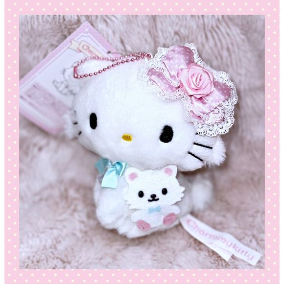 Sanrio Other - Sanrio Charmmy Kitty Mascot Holder Keychain 2000's Debut Character Toy Doll
